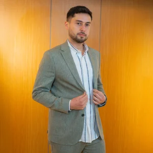 Chaqueta Lino Hombre